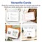 Avery Printable Matte White Corner Cards with Sure, 4.25" x 5.5" Rectangle Scalloped